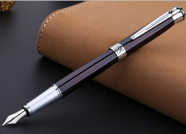PICASSO Pimio best fountain pen 903 DARK BLUE expensive metal ink pen F NIB calligraphy pens Luxury Gift Box Ink Pens