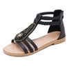 Bohemia Sandals for Women Beach Shoes Women's Sandals Flat Summer Shoes Big Size Fashion Ladies Rome Sandals A492