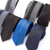Mens Ties Luxurious Slim Necktie Stripe Tie for Men Business Wedding