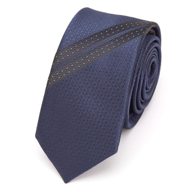 Mens Ties Luxurious Slim Necktie Stripe Tie for Men Business Wedding