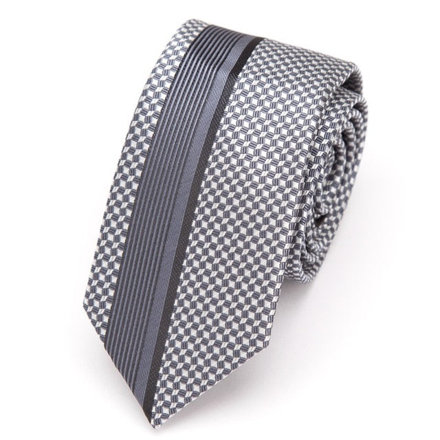 Mens Ties Luxurious Slim Necktie Stripe Tie for Men Business Wedding
