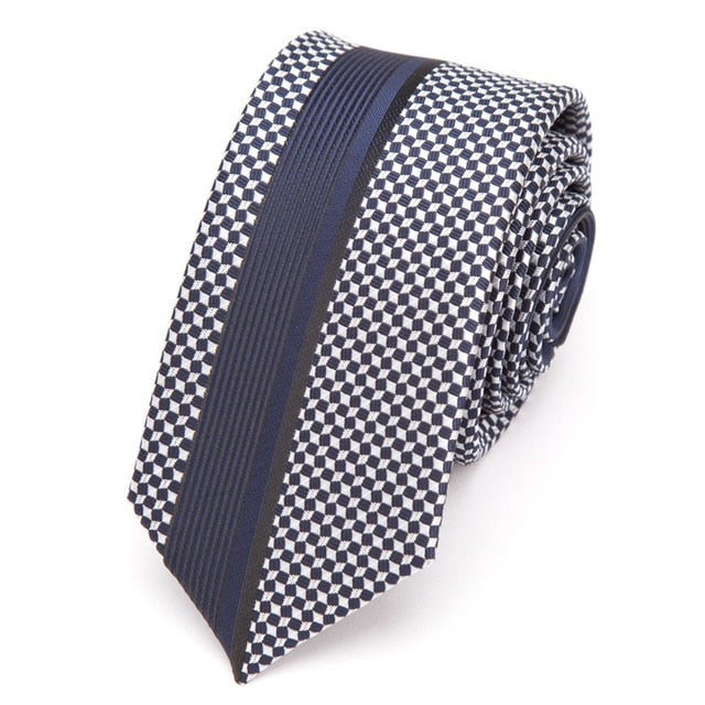 Mens Ties Luxurious Slim Necktie Stripe Tie for Men Business Wedding