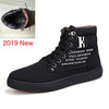 DEKABR 2019 Hot Men Shoes Fashion Warm Fur Winter Men Boots Autumn Leather Footwear For Man New High Top Canvas Casual Shoes Men
