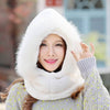 Kagenmo Sweet Winter Hat Full Protection High Latitude Cold Area Female Hat Double Thick Velvet Cap