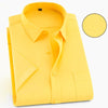 summer large size big Dress shirts wedding men office shirt short sleeve formal business plus 10XL 5XL 9XL 10XL 12XL 54 56 58 60