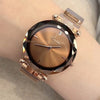 2019 Luxury Brand lady Crystal Watch Magnet buckle Women Dress Watch Fashion Quartz Watch Female Stainless Steel Wristwatches