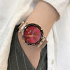 2019 Luxury Brand lady Crystal Watch Magnet buckle Women Dress Watch Fashion Quartz Watch Female Stainless Steel Wristwatches
