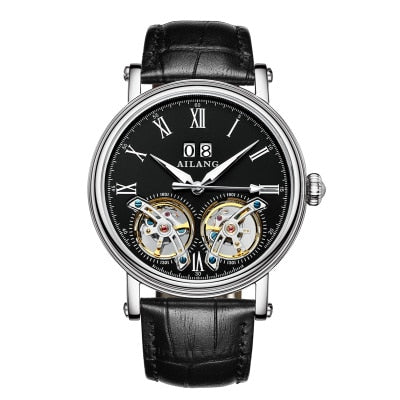 AILANG top brand Expensive Double Tourbillon Switzerland Watches AILANG Original Top Luxury Men's Automatic Man Mechanical watch