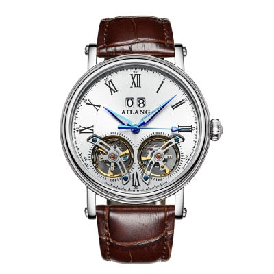 AILANG top brand Expensive Double Tourbillon Switzerland Watches AILANG Original Top Luxury Men's Automatic Man Mechanical watch