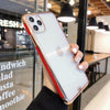 ONEPLANT Transparent Electroplated Phone Case For IPhone 11 Pro Max XR XS X XS Max Soft Silica Gel Phone Cover For IPhone 7 8P - Surprise store