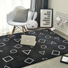 Geometric Plush Nordic Rug and Carpets for Living Room Bedroom Floor Climbing Child Kid Baby Play Mat Bathroom Door Mat alfombra