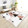 TONGDI BOHO Carpet Anti-skid Modern Elegant Artistic Printing Mat Soft Rug Luxury Decor For Home Parlour LivingRoom Bedroom