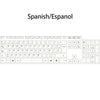 Rechargeable 106 Keycaps Wireless Keyboard and Mouse Korean/French/German/English/Italian/Spanish Keyboard Mouse Set - Surprise store