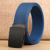 Good quality canvas luxury Knitted nylon belt Automatic Buckles Belts Army Tactical design for men Casualstyle male strap 6