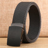 Good quality canvas luxury Knitted nylon belt Automatic Buckles Belts Army Tactical design for men Casualstyle male strap 6