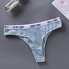 Sexy Women Thong Cotton Panties Fashion Letter G-String Women Underwear Underpants Female Lingerie Briefs Ladies Panties M-XL