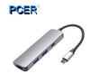 USB C HUB To USB3.0 HDMI VGA RJ45 Gigabit Ethernet SD/TF PD charge Adapter USB C docking station type c hub converter 8 in 1 - Surprise store