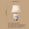 Ceramic Table Lamps Desk Lights Luxury  Dimmer Modern Contemporary Fabric for Foyer Living Room Office Creative Bed Room Hotel
