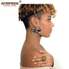 african fashion style earring for women AFRIPRIDE handmade ankara print women ear wear A1928002 - Surprise store
