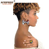african fashion style earring for women AFRIPRIDE handmade ankara print women ear wear A1928002 - Surprise store