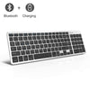 Zienstar Standard Full-Size Wireless Bluetooth Keyboard for Ipad,MACBOOK,LAPTOP,Computer and Android Tablet,Rechargeable Battery - Surprise store