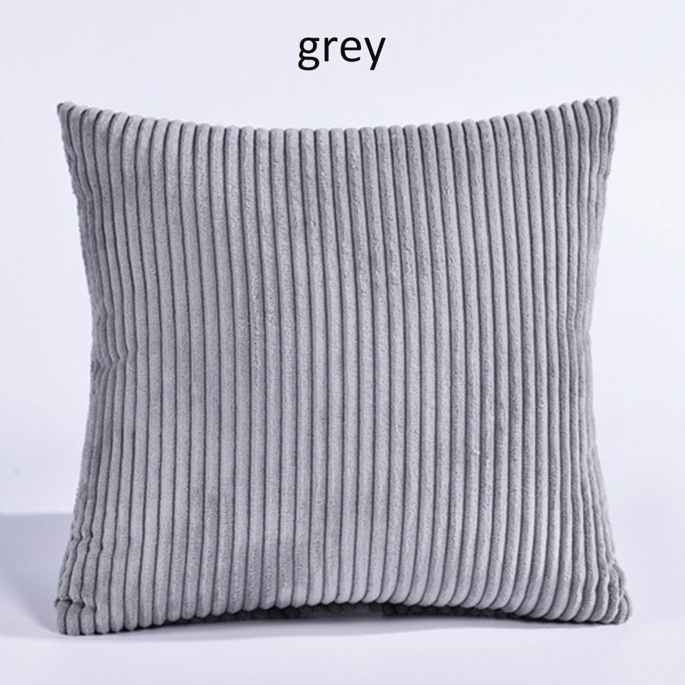 Knitted Pillow Covers Solid Color Square Pillow Case Soft For Sofa Bed Nursery Room Cushion Case Tassels Knitting Pillowcase
