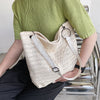 2021 New Casual Large Capacity Tote Women Straw Handbags Luxury Woven Designer Lady Shoulder Mesenger Bags Female Big Purses