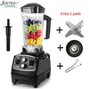 Timer BPA Free 3HP 2200W Commercial Blender Mixer Juicer Power Food Processor Smoothie Bar Fruit Electric Blender