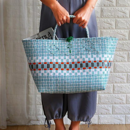 Casual Rattan Large Capacity Tote Bags For Women Wicker Woven Women Handbags Handmade Straw Women's Bag Summer Beach Shopper Bag