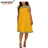 2019 african Autumn women dress AFRIPRIDE private custom long sailor collar midi dress super batik cotton plus size A722586 - Surprise store