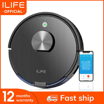 ILIFE A10s Robot Vacuum Cleane,LDS laser navigation, Smart Planned WIFI App Remote Control,Draw Cleaning Area On Map