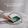 10W Qi Fast Wireless Charger Table Lamp For iPhone X XR XS Mobile Phone Charging Holder Night Light Pad Phone Stand Desk Lamp