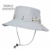 New Summer Mesh Breathable Bucket Hats Men's Outdoor Fishing Mountaineering Sun Hat Casual Foldable Adjustable Male Panama Hat