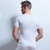 Summer Seamless Underwear Men Thin Solid Male Short-sleeve Ice Silk Stretch Tight-fitting Undershirts Young Hipsters Simple Tops