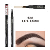 VISIBLE Waterproof 4 Fork 3D Eyebrow Pencil Natural Long Lasting Liquid Brown Nib Eyebrow Pencil Eyebrow Makeup Cosmetics