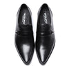 Luxury Genuine Leather Men Oxford Formal Shoes Pointed Toe Men Dress Shoes With Buckle Strap Male Wedding Business Shoes B09 - Surprise store
