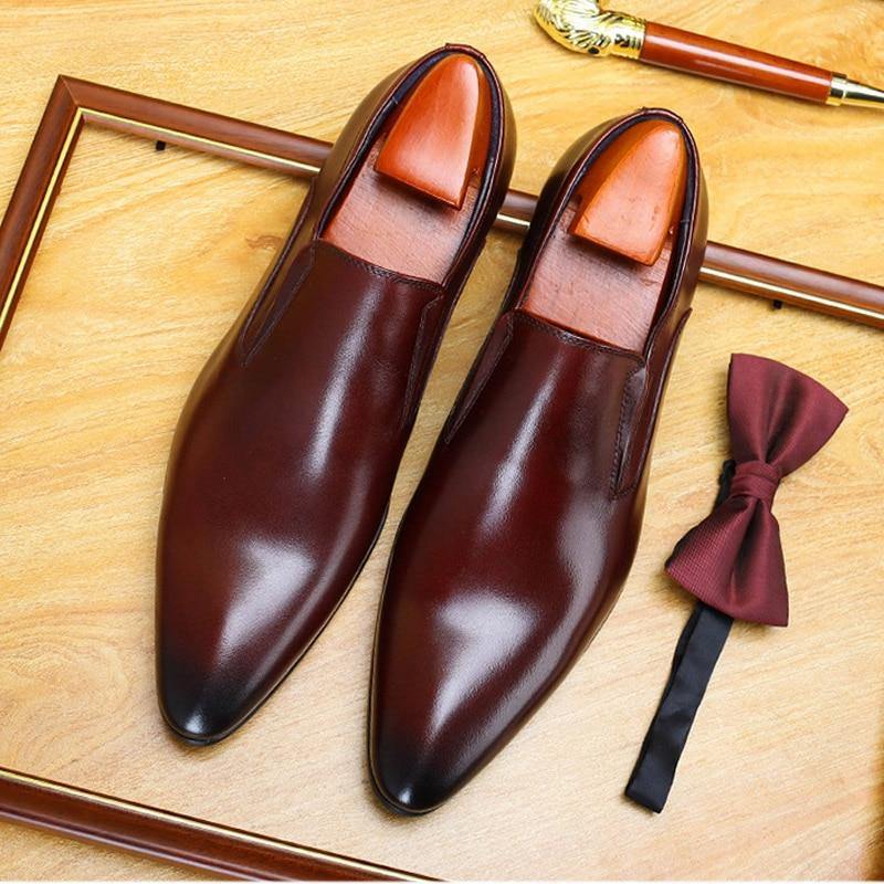 Mens Plaid Print Oxford Shoes Pointed Toe Formal Dress Shoes For Wedding  Business Meeting Party Graduation Office - Men's Shoes - Temu