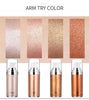 HANDAIYAN 4 Colors 60ml Metallic Liquid Face Body Illuminator Shine Highlighter Makeup Palette Bronzer Liquid Makeup TSLM1