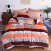 Stripe Bedding Set Nordic Duvet Cover Couple Bed Quilt Cover Simple Bed Sheet Single Double Queen King Size 4 pcs Bed Linens