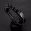 Bracelet Men's Stainless Steel Chain Punk Motorcycle Accessories Charm Bracelets Magnetic Clasp Fashion Jewelry Gifts Boyfriend