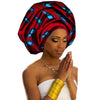 National Decorative Scarf Shawls Women African Cotton Headtie Head Wrap African Traditional Fashion Printed Ankara Headscarf