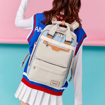 Fashion brand backpack teenage Laptop backpacks for girls Student school bag pink Backpacks Women waterproof Travel bags mochila