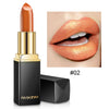 Handaiyan Waterproof Nude Glitter Lipstick Makeup Long Lasting Velve Red Mermaid Sexy Shimmer Lip Stick Cosmetics Beauty