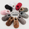 New Snow Baby Booties Shoes Baby Boy Girl Shoes Crib Shoes Winter Warm Cotton Anti-slip Sole Newborn Toddler First Walkers Shoes