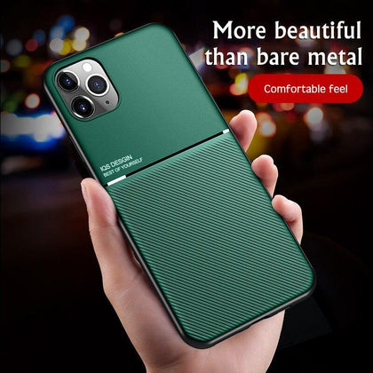 For iPhone 11 Pro Max Phone Case Luxury Car Magetic Twill Soft Cover Protective Case For iPhone X XS Max Xr 7 8 6 6s Plus Case - Surprise store