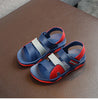 Kids Summer Shoes Children Sandals for Boys Casual Student Flat Beach Shoes Kids Outdoor Soft Non-slip Leather Sandals B0002