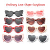 2021 Love Heart Shaped Effect Glasses Watch The Lights Change Love Image Heart Diffraction Glasses At Night Sunglasses For Women