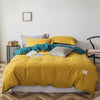 Modern Luxury Duvet Cover Set King Size Soild Color Brief Bedding Set Single Double Queen Bed Linen Sheet Polyester Bedclothes