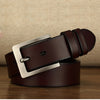 140 150 160 170cm Leather Men Belt Cow Genuine Leather Belt Retro Pin Buckle Big Large Size Male Belts Cinturones Para Hombre