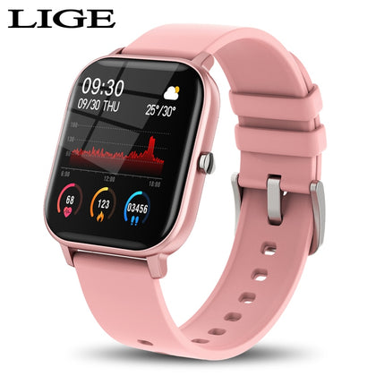 Women Men Smart Electronic Watch Luxury Blood Pressure Digital Watches Fashion Calorie Sport Wristwatch DND Mode For Android IOS